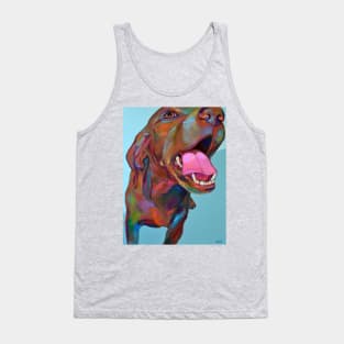 Colorful VIZSLA Painting by Robert Phelps Tank Top